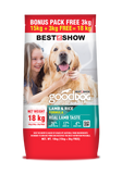 Good Dog Adult Lamb & Rice 18KG (15KG+3KG FREE) - AL BAYTARA
