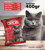 Origin Cat Meaty Meats – Complete & Balanced Dry Cat Food 400g