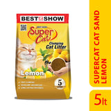 Supercat Clumping Cat Litter — 5 L (Lemon)