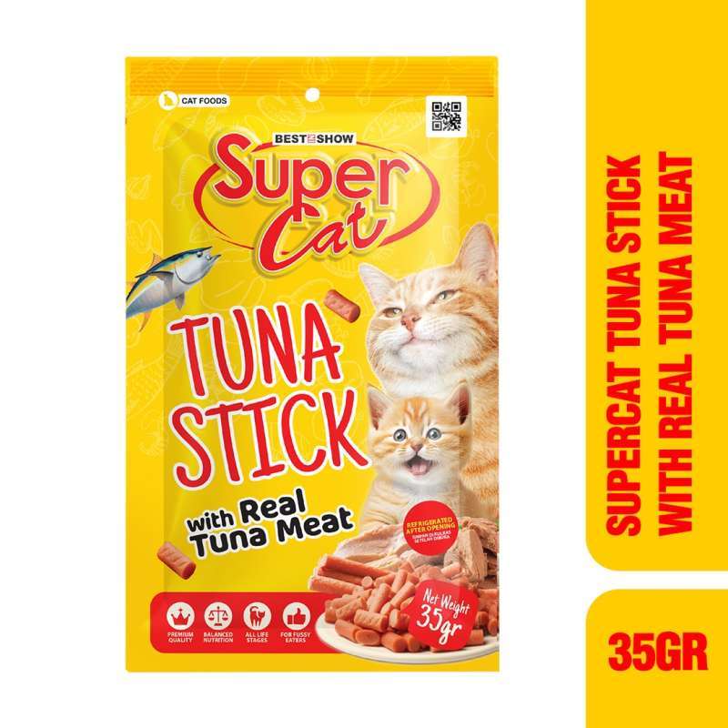Best In Show Supercat Tuna Stick — 35 g (Real Tuna Meat) - AL BAYTARA