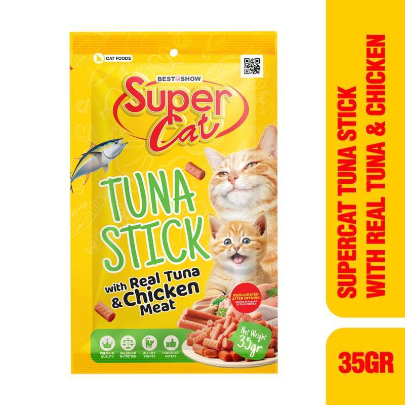 Best In Show Supercat Tuna Stick & Chicken — 35 g - AL BAYTARA