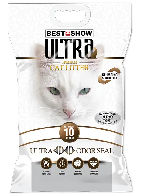 Best In Show Ultra Premium Cat Litter — 10 L | Odor Seal Formula for Long-Lasting Freshness