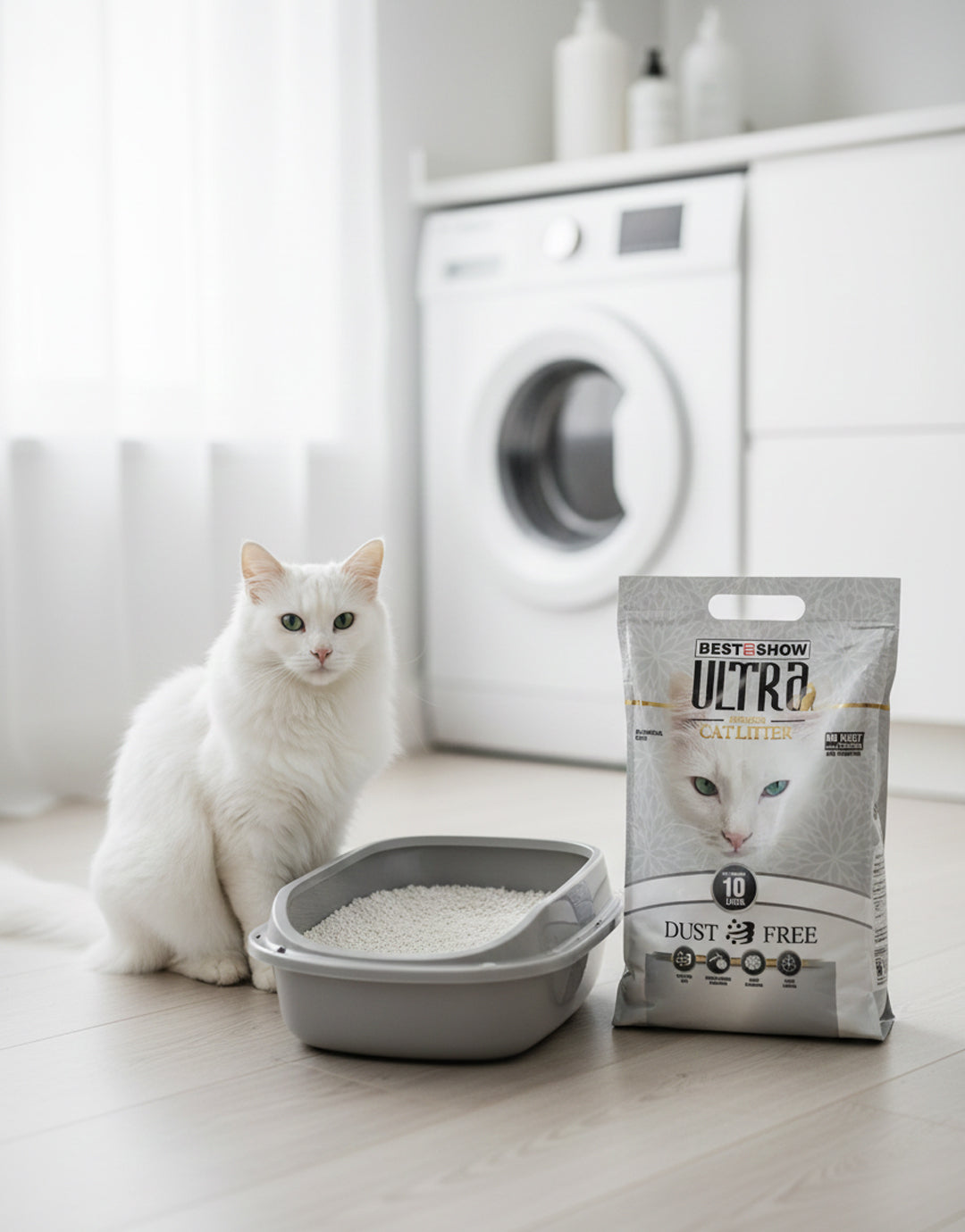 Best In Show Cat Litter — Ultra Premium 10 L | Clean, Fresh & Easy to Scoop