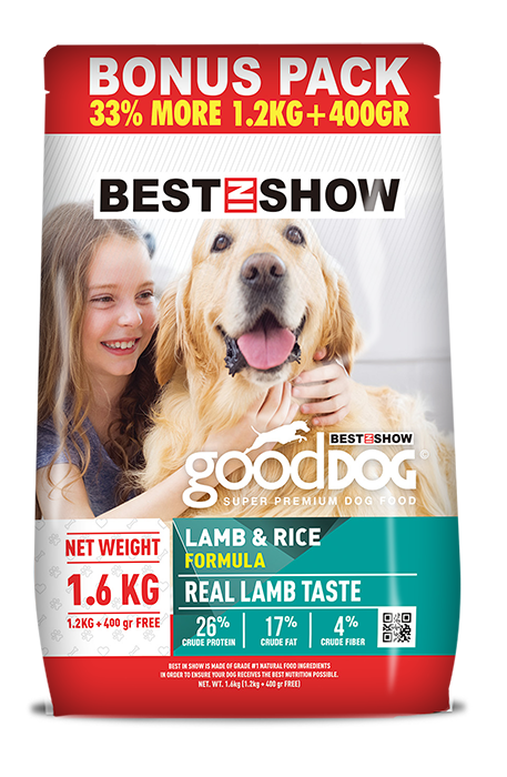 Good Dog Adult Lamb & Rice 18KG (15KG+3KG FREE) - AL BAYTARA