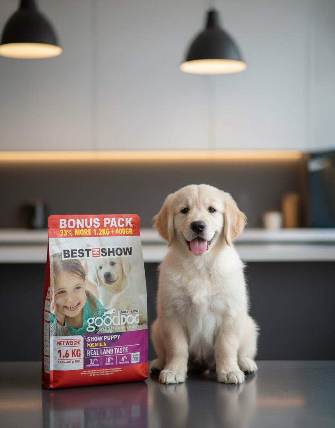 Good Dog Puppy Lamb & Rice 1.6KG (High 32% Protein) - AL BAYTARA