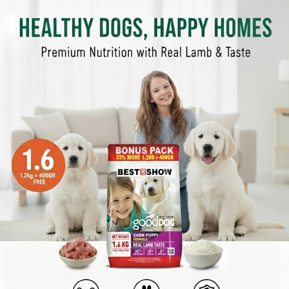 Good Dog Puppy Lamb & Rice 1.6KG (High 32% Protein) - AL BAYTARA