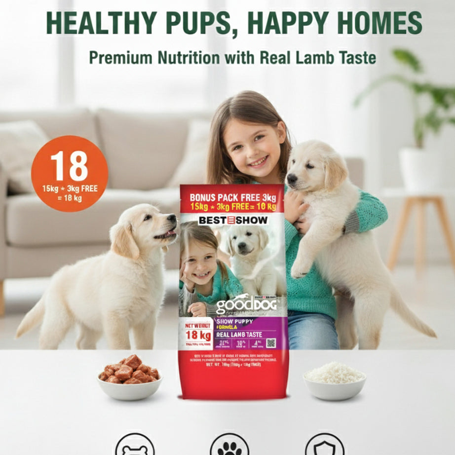 Puppy Lamb & Rice 18KG Super Value Pack (32% Protein) - AL BAYTARA