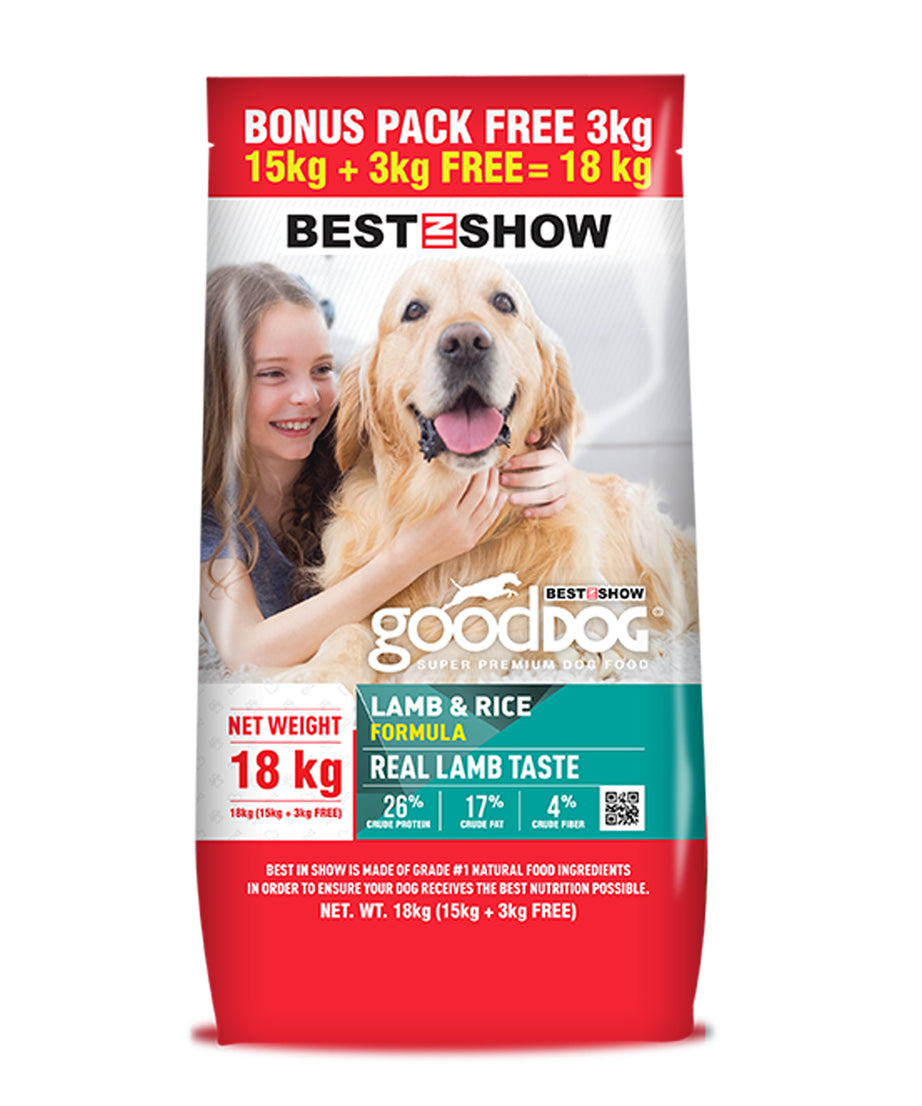 Good Dog Adult Lamb & Rice Dog Food 1.6KG - AL BAYTARA