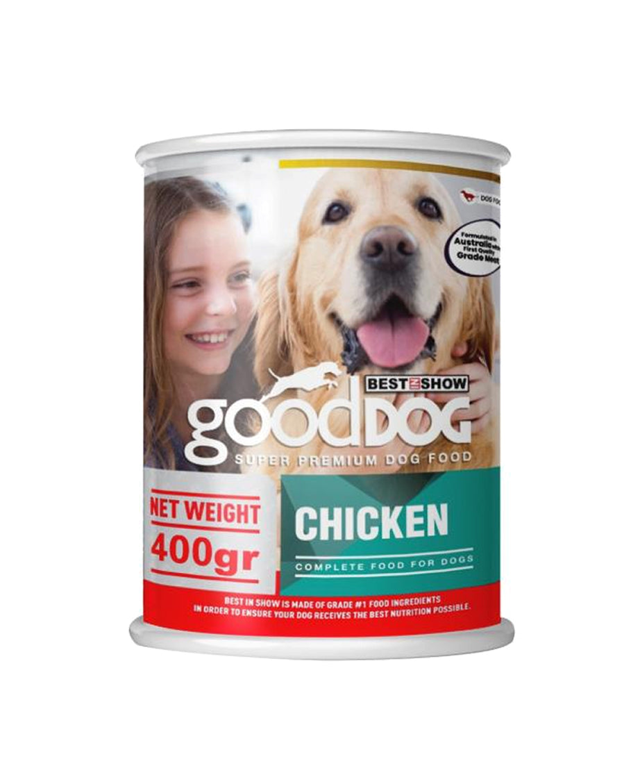 Chicken Formula Wet Dog Food Canned Meat for All Life Stages - 400g