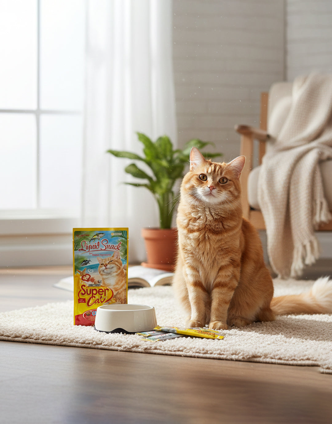 Best In Show Supercat Liquid Snack — 4×15 g (Chicken Flavor)