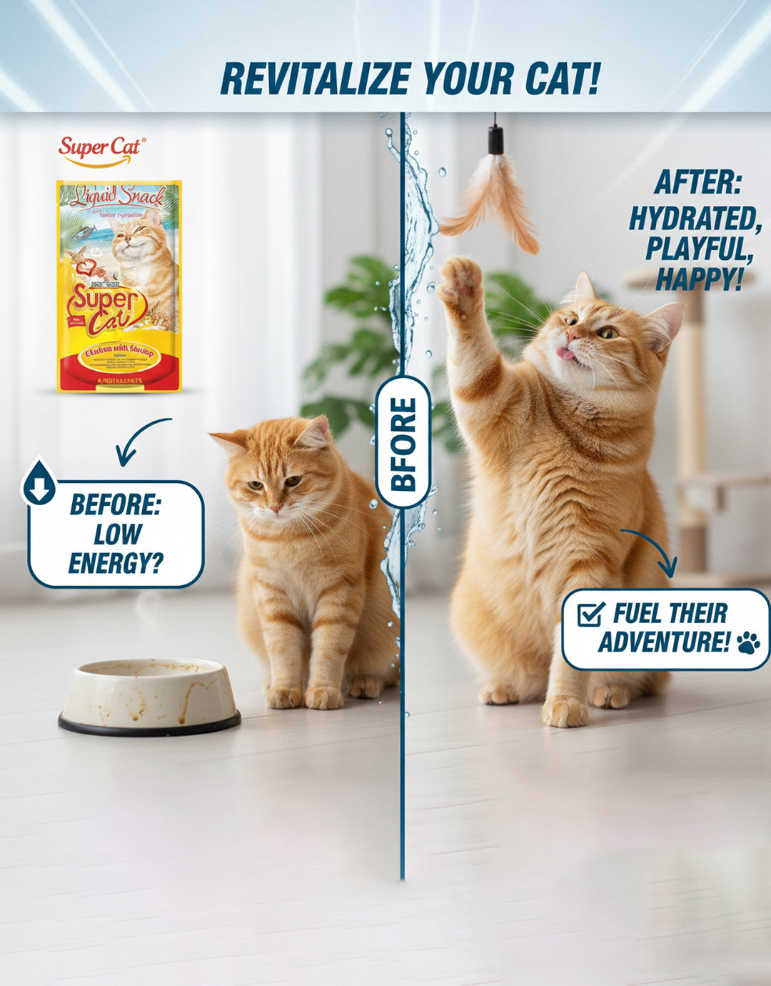 Best In Show Supercat Liquid Snack — 4×15 g (Chicken with Shrimp)