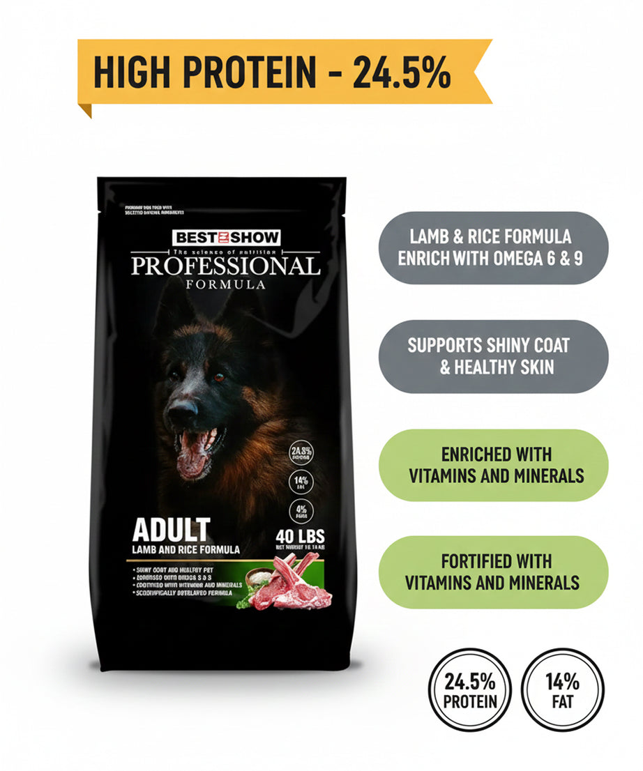 PROFESSIONAL FORMULA Adult Lamb & Rice 40 LBS (18.14 KG) - AL BAYTARA
