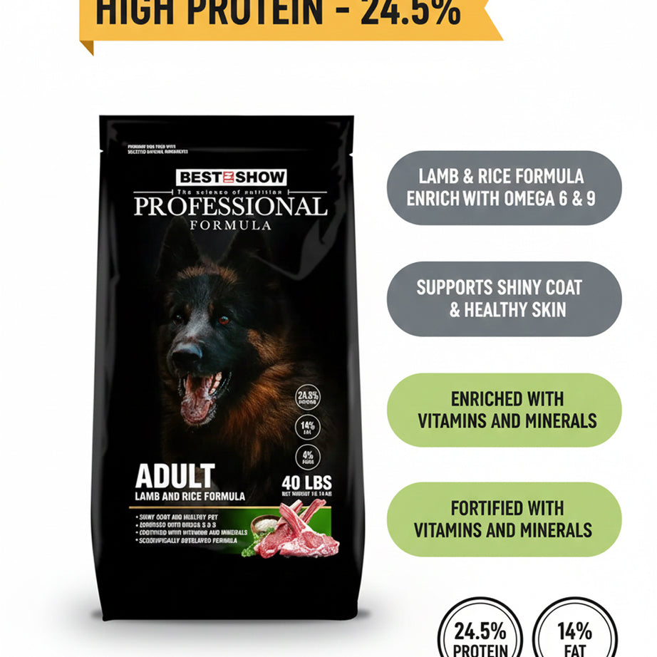 PROFESSIONAL FORMULA Adult Lamb & Rice 40 LBS (18.14 KG) - AL BAYTARA