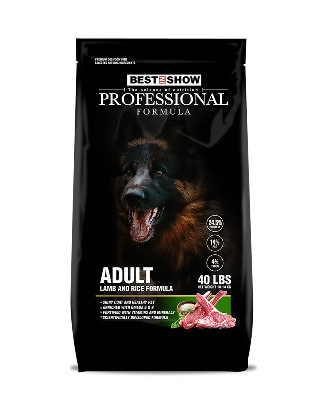 PROFESSIONAL FORMULA Puppy Lamb & Rice 40 LBS 18.14 KG - (High 28% Protein ) - AL BAYTARA