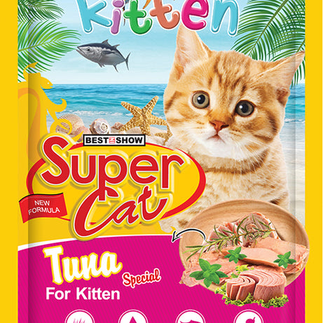Super Cat Kitten Wet Food (Tuna Special 85g Pouch) - AL BAYTARA