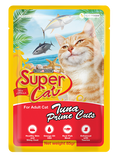 Super Cat Adult Wet Food (Tuna Prime Cuts 85g Pouch) - AL BAYTARA