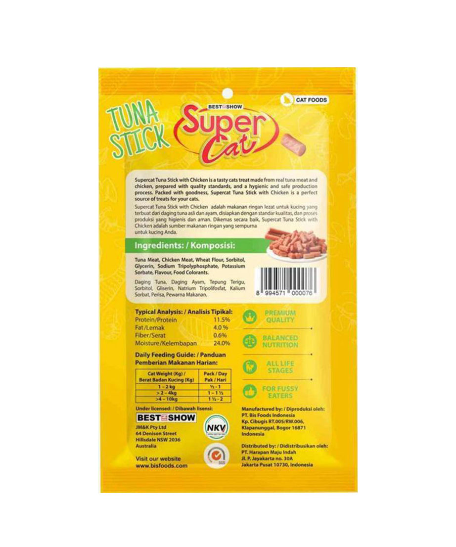Best In Show Supercat Tuna Stick & Chicken — 35 g