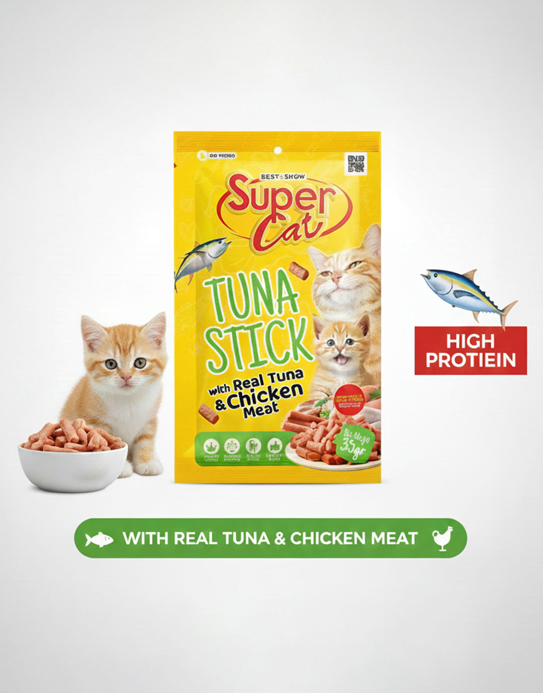 Best In Show Supercat Tuna Stick & Chicken — 35 g