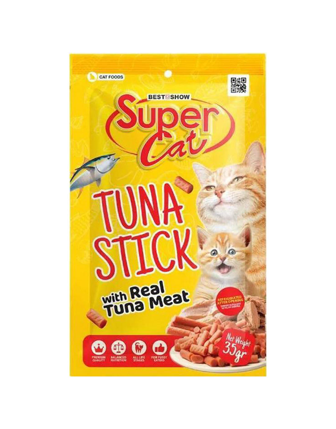 Best In Show Supercat Tuna Stick — 35 g (Real Tuna Meat)