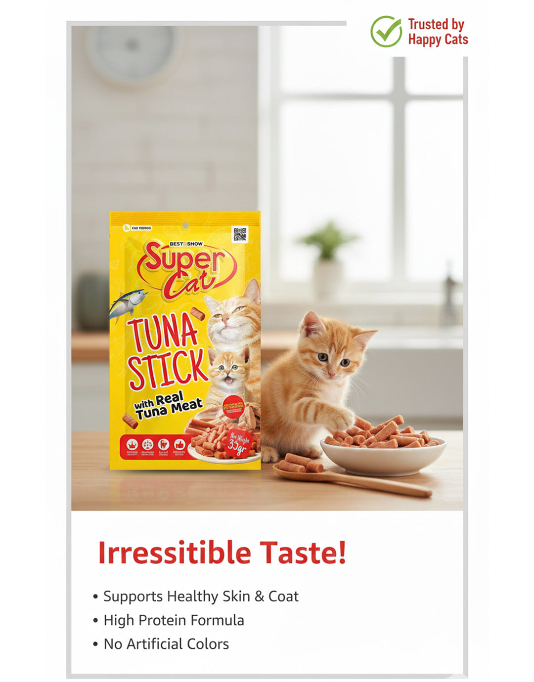 Best In Show Supercat Tuna Stick — 35 g (Real Tuna Meat)